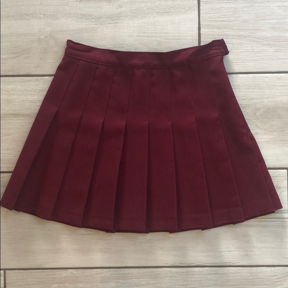 American Apparel pleated skirt